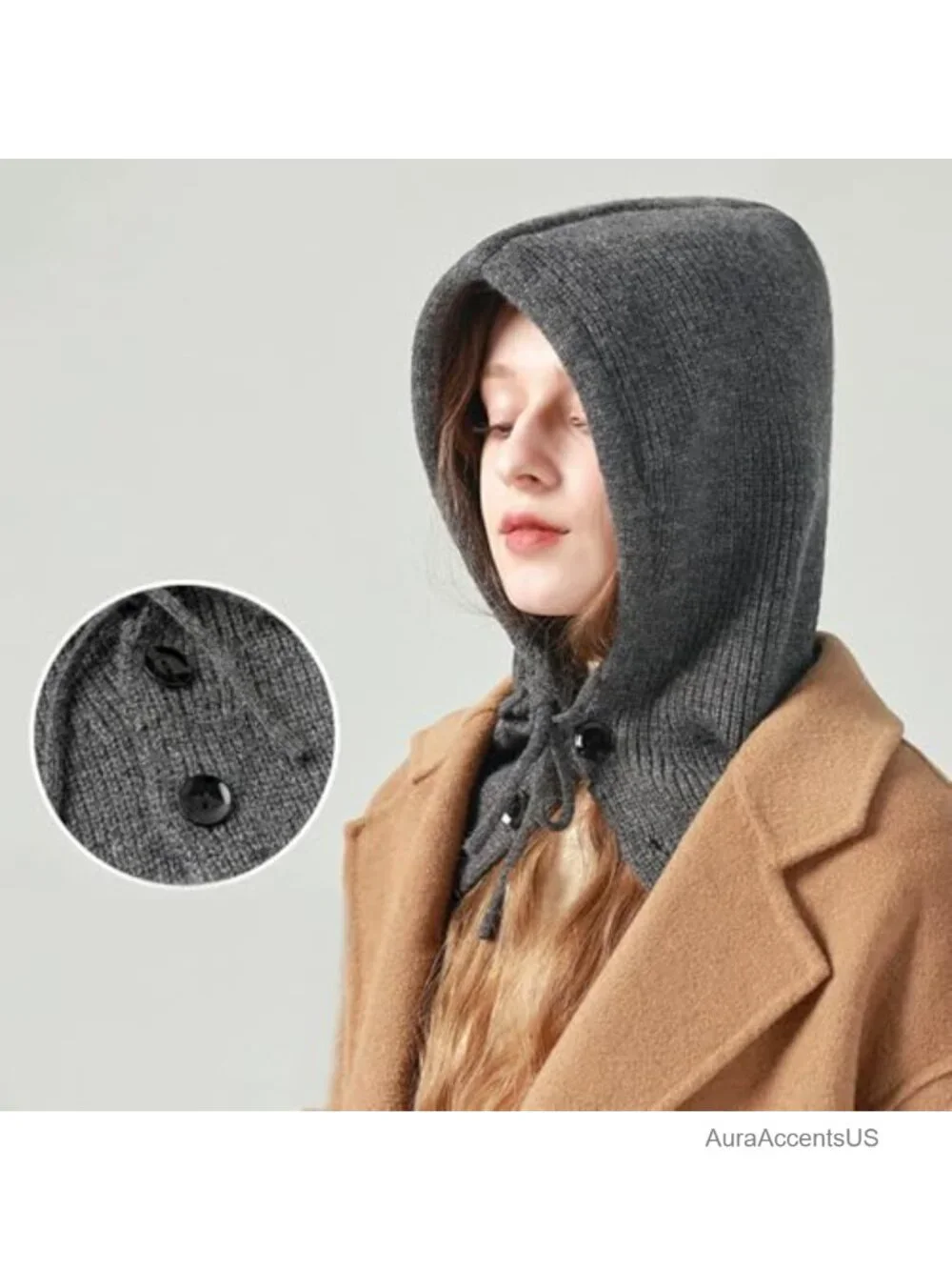 Winter Balaclava Hooded Beanie Hat Windproof Fleece One Size